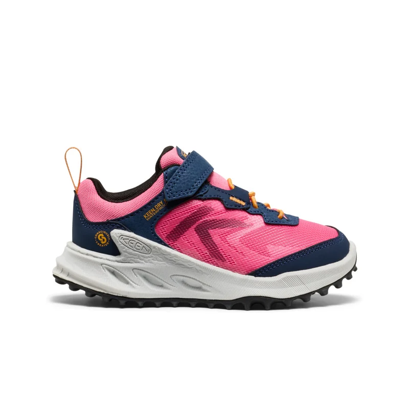 Zionic Wasserdichte Wanderschuhe für kleine Kids | Naval Academy/Pink Lemonade
