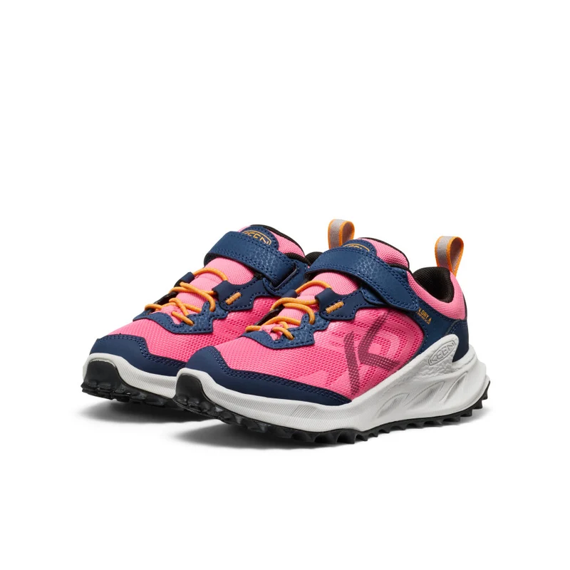 Zionic Wasserdichte Wanderschuhe für kleine Kids | Naval Academy/Pink Lemonade