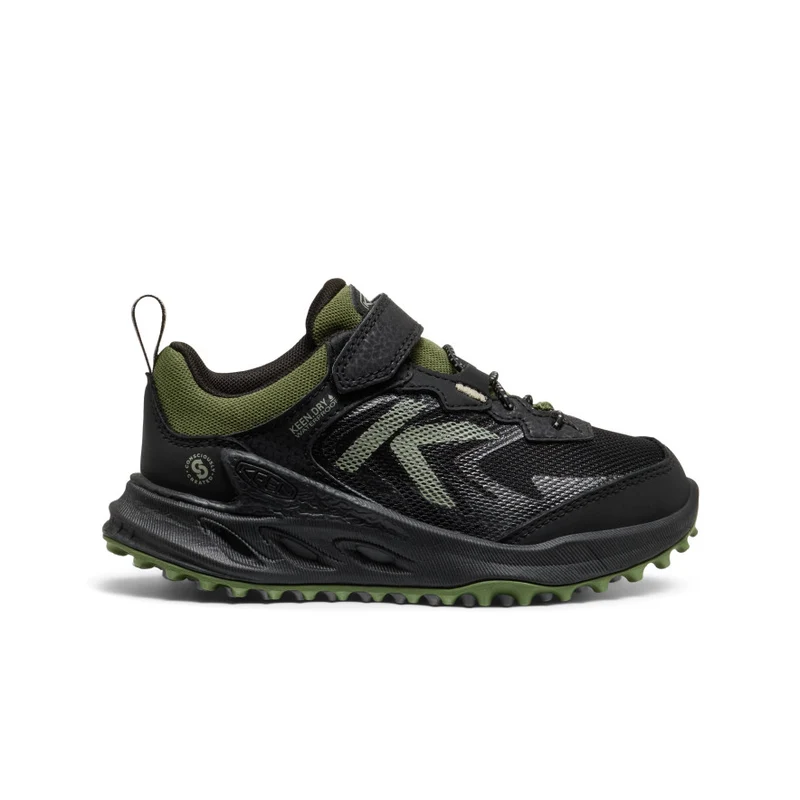 Zionic Wasserdichte Wanderschuhe für kleine Kids | Black/Bronze Green