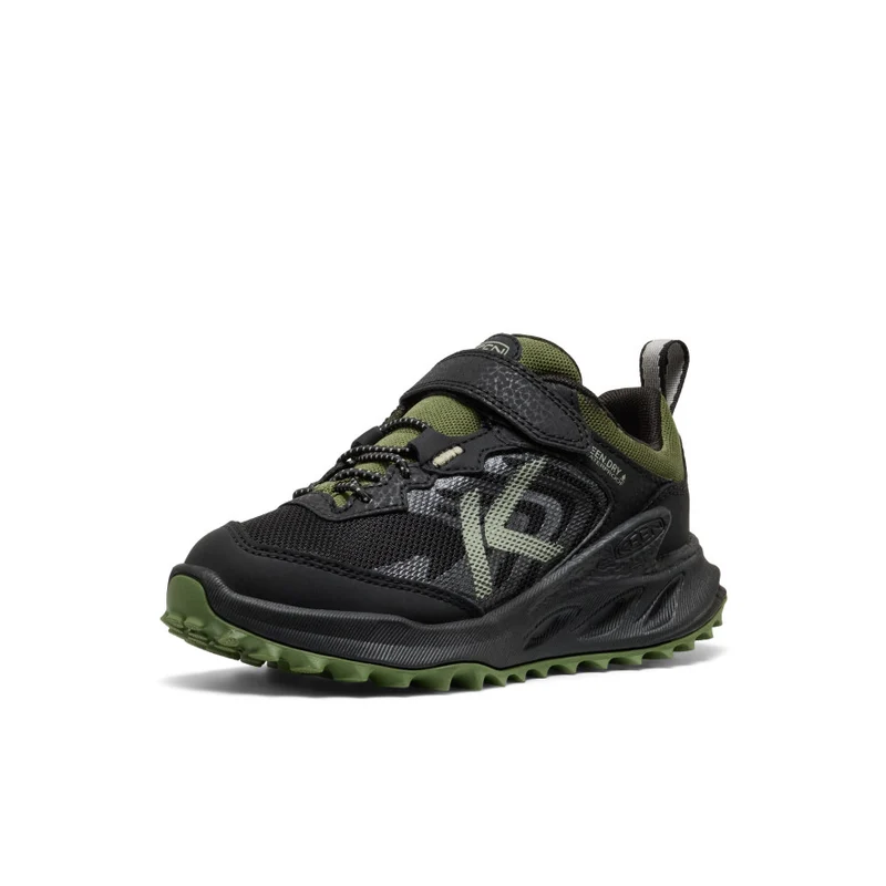 Zionic Wasserdichte Wanderschuhe für kleine Kids | Black/Bronze Green