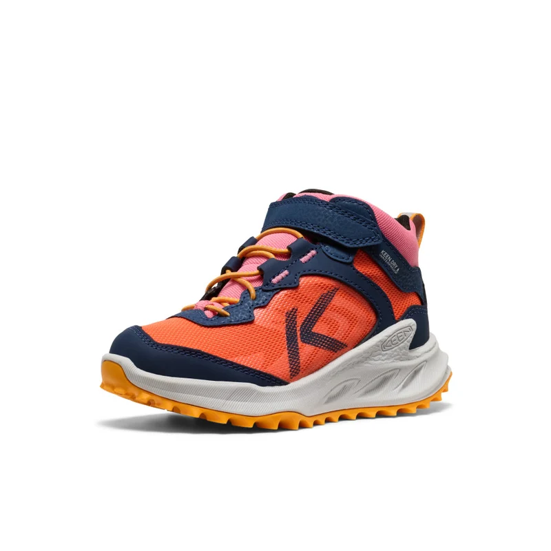Zionic Wasserdichte Wanderstiefel für kleine Kids | Naval Academy/Nasturtium