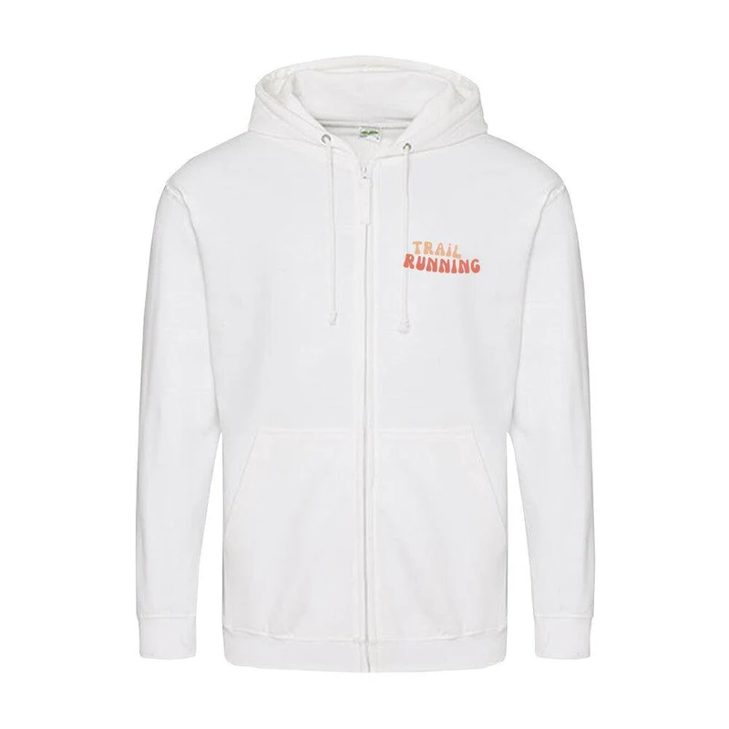 Trail Running Path - Premium Zipper Hoodie Jacket