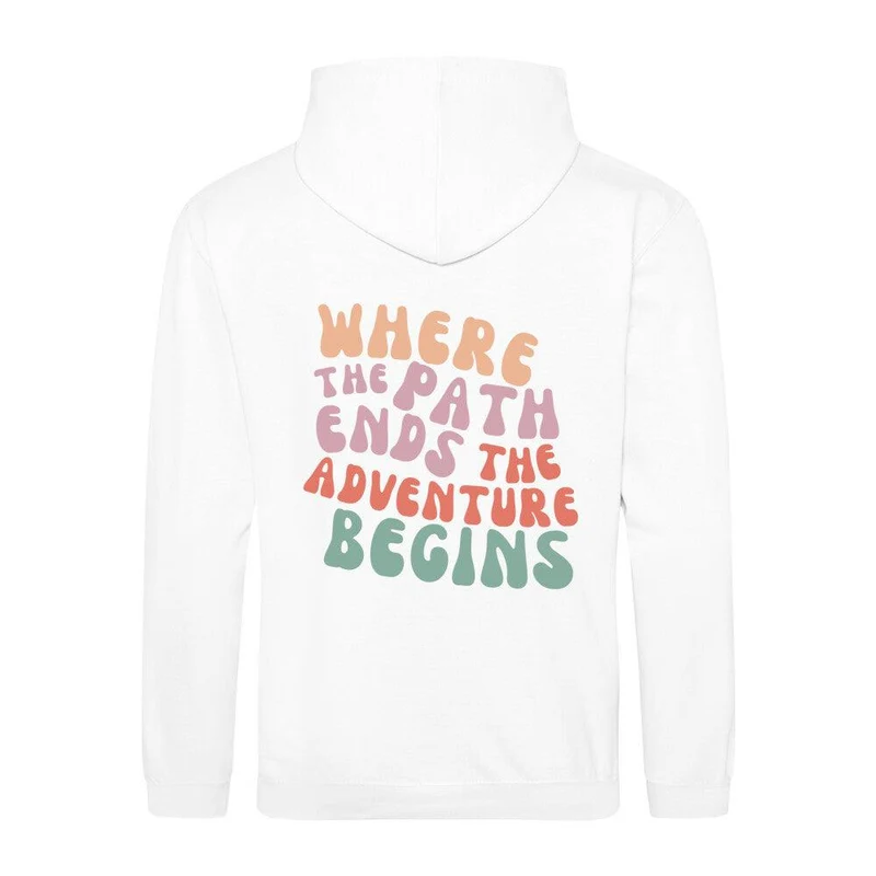 Trail Running Path - Premium Zipper Hoodie Jacket