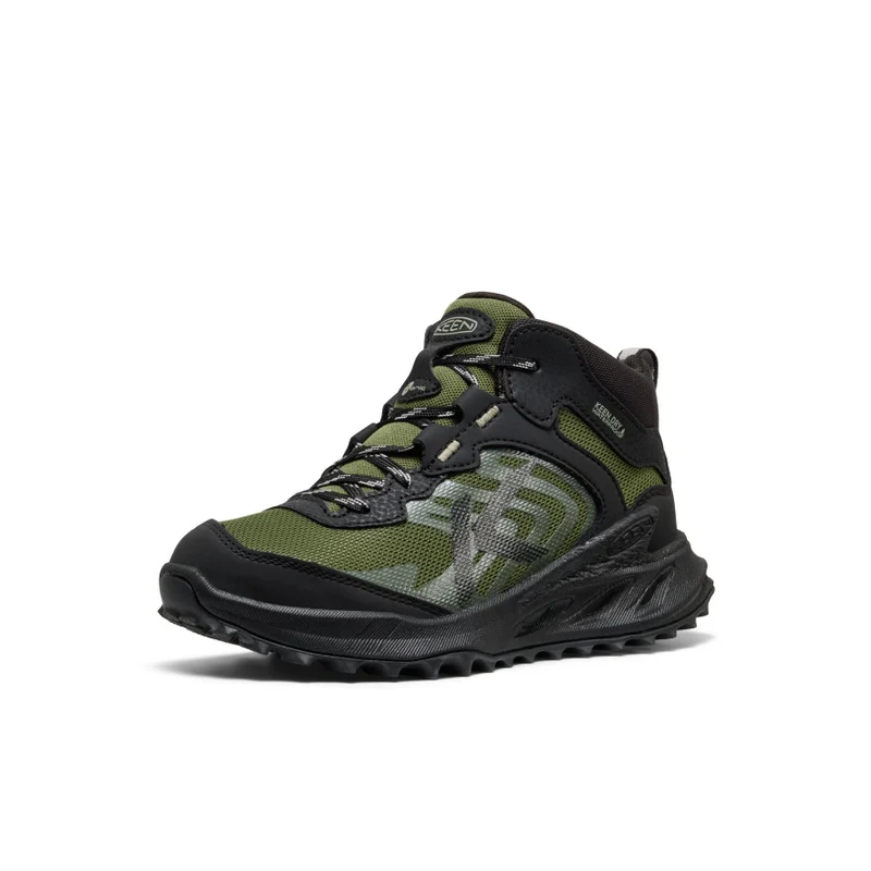 Zionic Wasserdichte Stiefel für große Kids | Black/Bronze Green