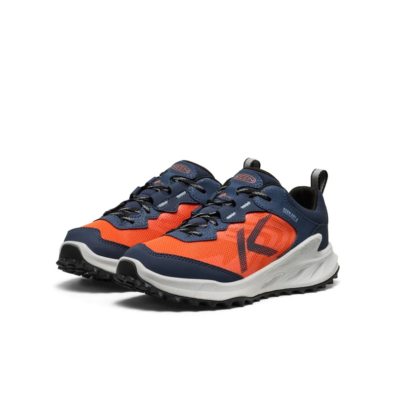 Zionic Wasserdichte Schuhe für große Kids | Naval Academy/Scarlet Ibis