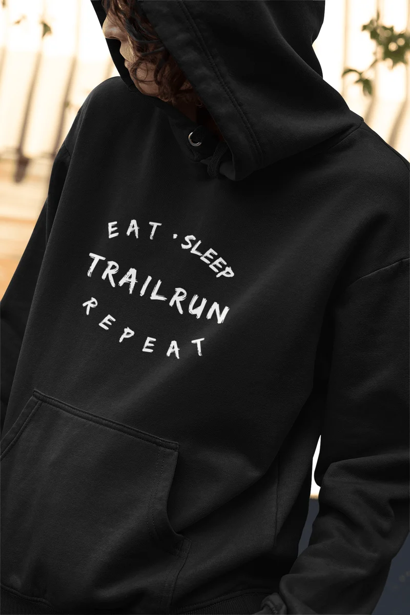 Eat Sleep Trailrun Repeat - Bio Oversized Hoodie