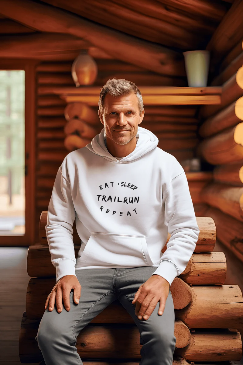 Eat Sleep Trailrun Repeat - Bio Premium Hoodie