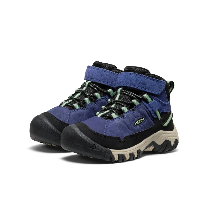 Targhee IV Wasserdichte Wanderstiefel für kleine Kids | Skipper Blue/Hemlock