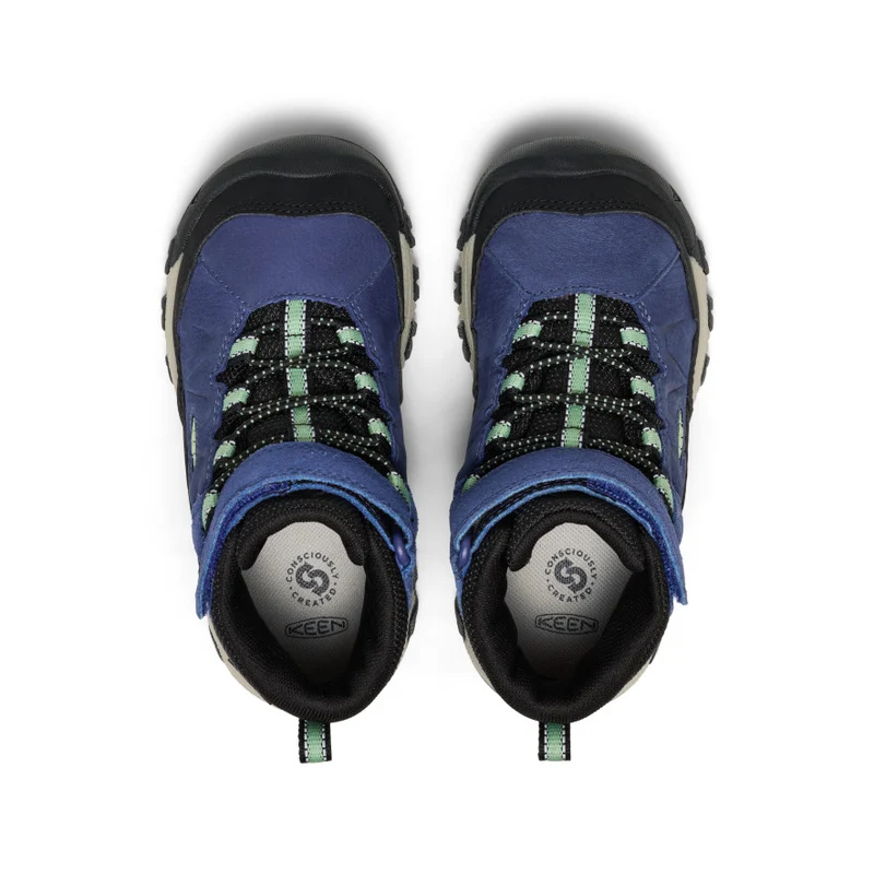 Targhee IV Wasserdichte Wanderstiefel für kleine Kids | Skipper Blue/Hemlock