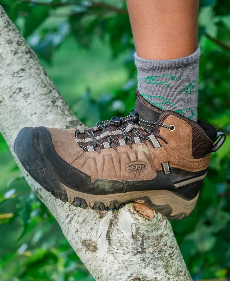 Targhee IV Wasserdichte Wanderstiefel für kleine Kids | Skipper Blue/Hemlock