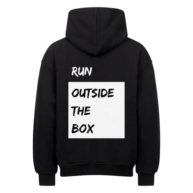 Run Outside The Box - Bio Oversized Hoodie