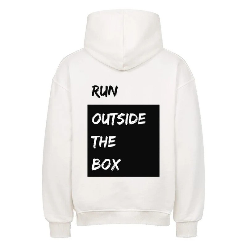 Run Outside The Box - Bio Oversized Hoodie