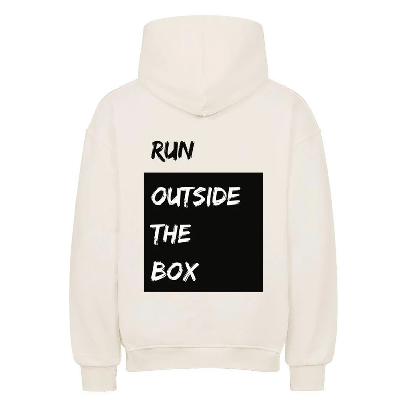 Run Outside The Box - Bio Oversized Hoodie