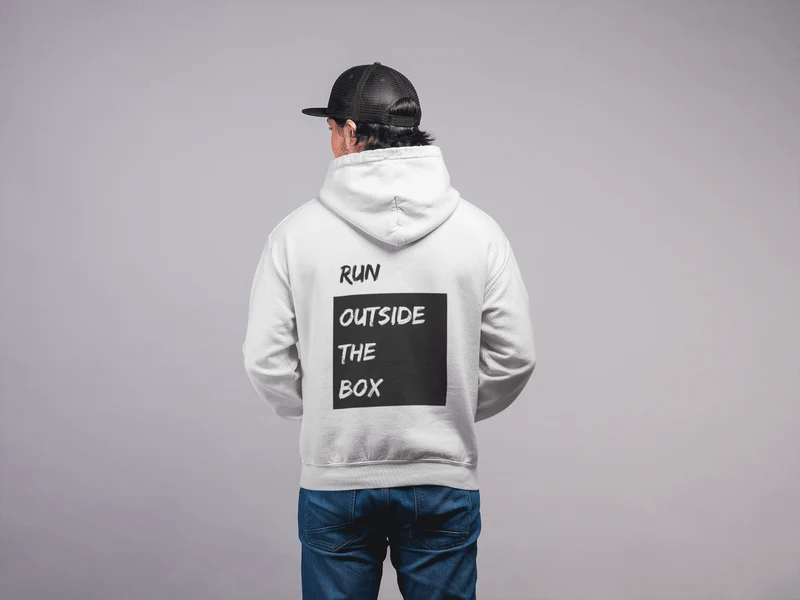 Run Outside The Box - Bio Oversized Hoodie