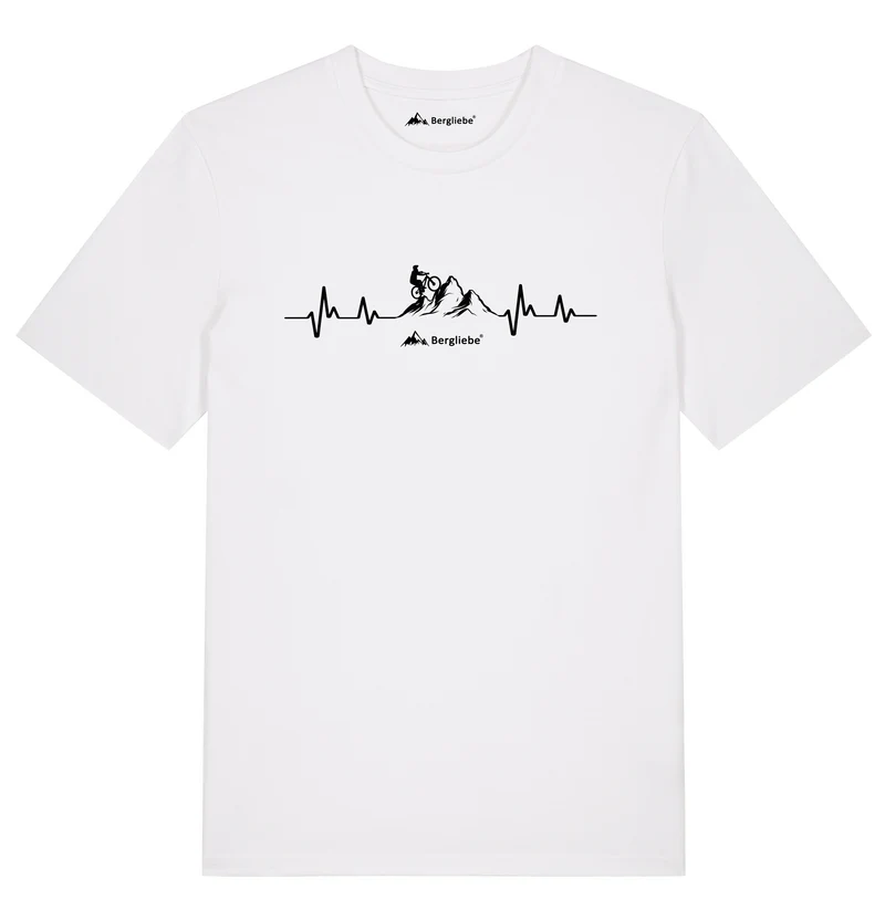 Bergliebe® MTB Heartbeat in Unisex Premium Organic T-Shirt