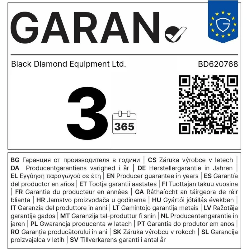 Black Diamond Cosmo DFR Stirnlampe black