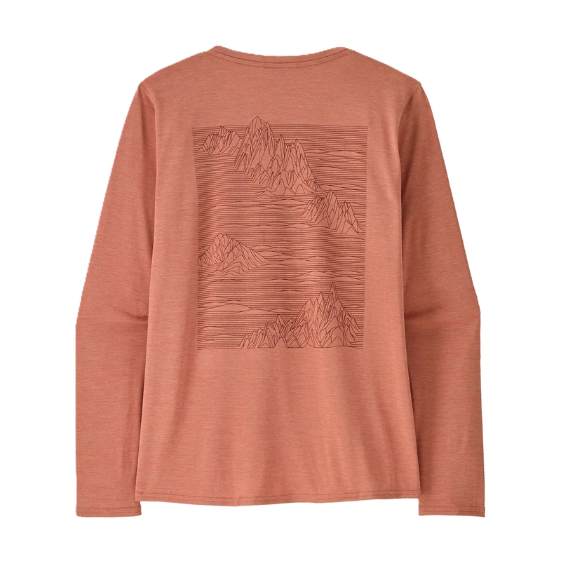 Patagonia Long-Sleeved Capilene® Cool Daily Graphic Shirt Damen