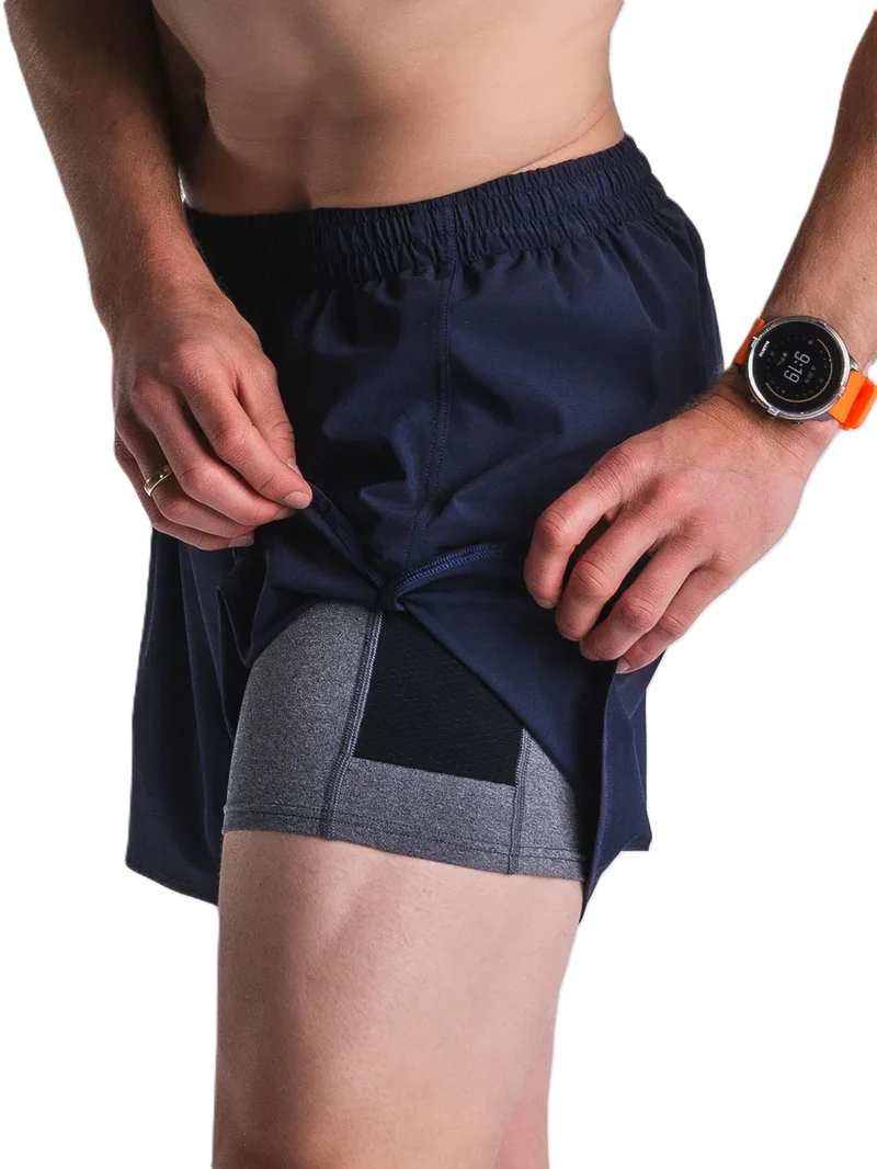FUSION Run Shorts Herren (Dark Night Blue)