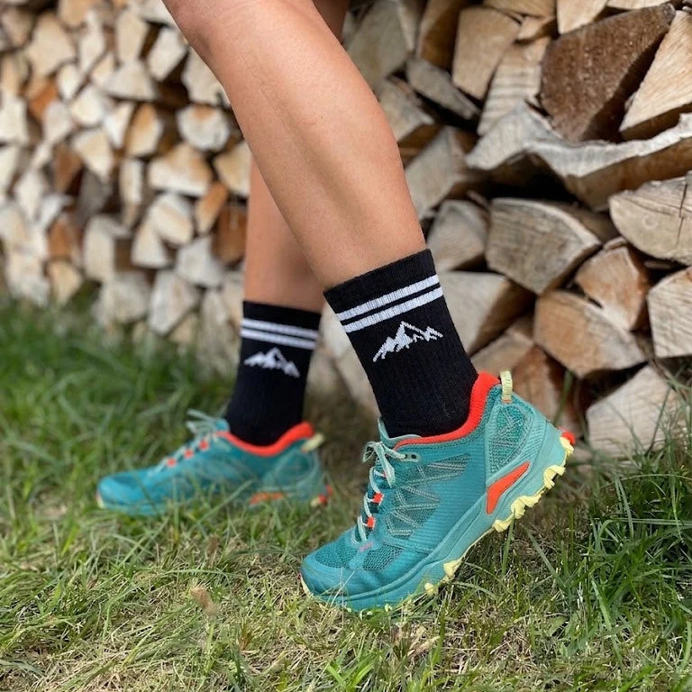 Bergliebe® Unisex Socken - Classic Black