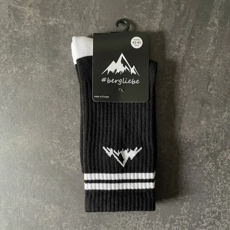 Bergliebe® Unisex Socken - Classic Black