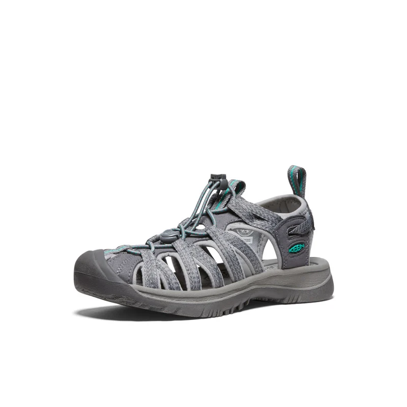 Whisper Sandalen für Damen | Medium Grey/Peacock Green