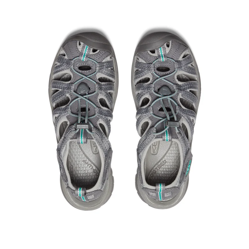 Whisper Sandalen für Damen | Medium Grey/Peacock Green