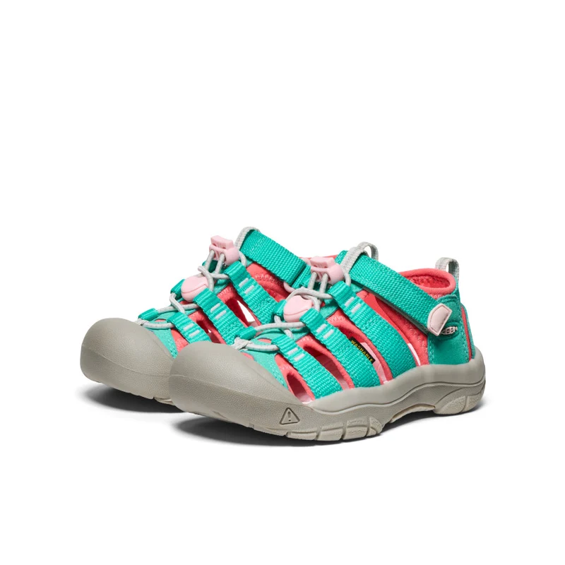 Newport H2 Sandale für kleine Kids | Bright Aqua/Giggle Pink
