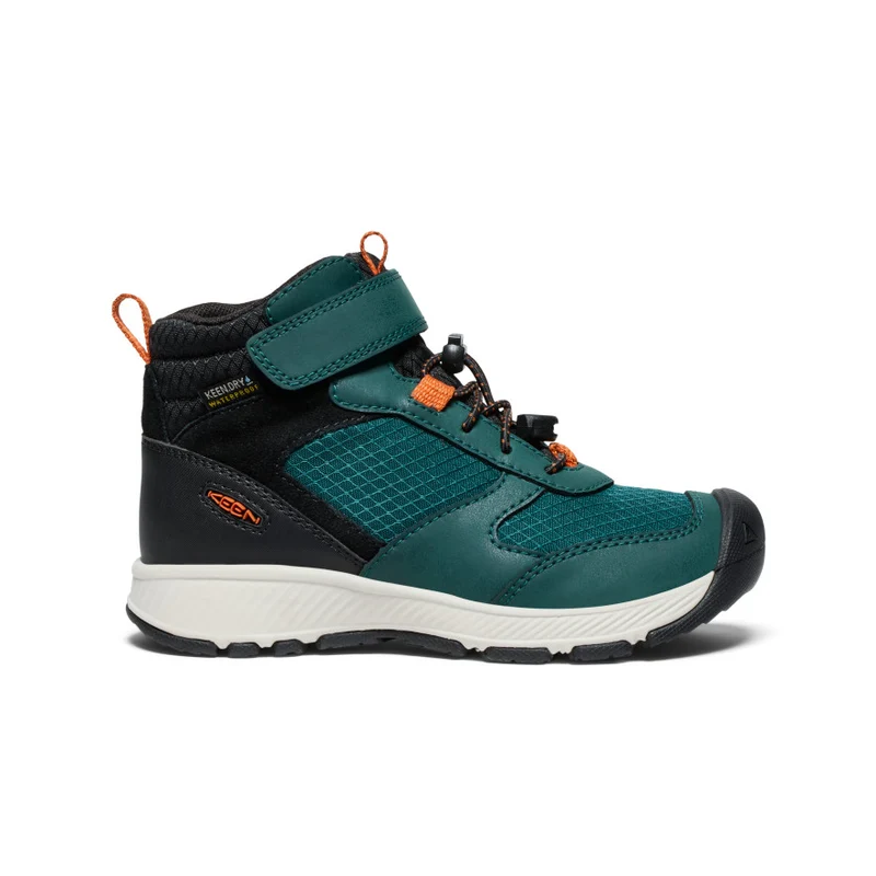 Skua Wasserdichte Stiefel für kleine Kids | Ponderosa Pine/Gold Flame
