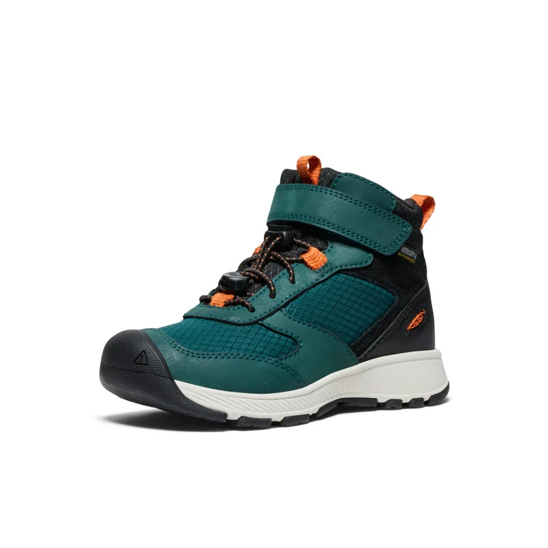 Skua Wasserdichte Stiefel für kleine Kids | Ponderosa Pine/Gold Flame