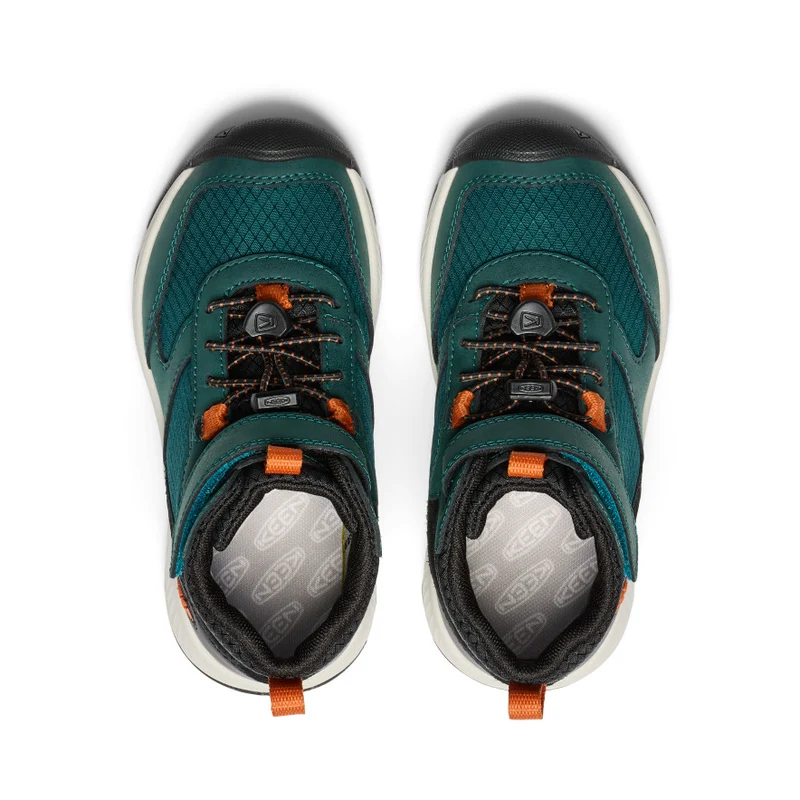 Skua Wasserdichte Stiefel für kleine Kids | Ponderosa Pine/Gold Flame