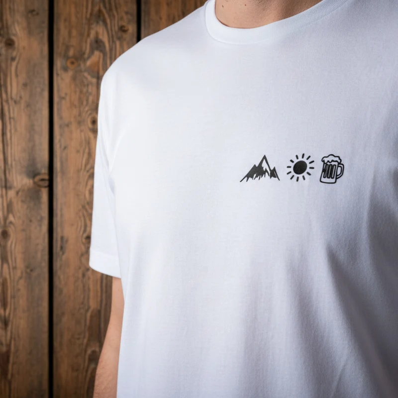 Bergliebe® Berg Sonne Bier Unisex Premium Organic T-Shirt