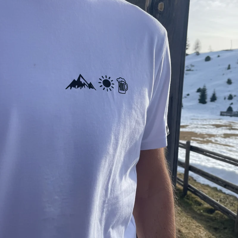 Bergliebe® Berg Sonne Bier Unisex Premium Organic T-Shirt