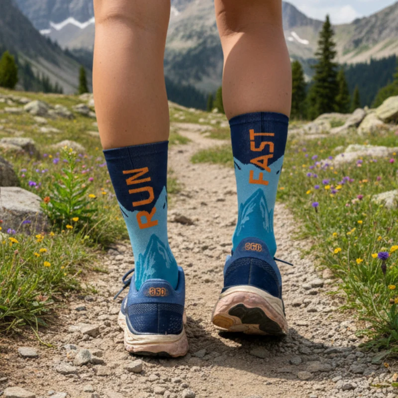 Bergliebe® RUN FAST Socken - Aqua