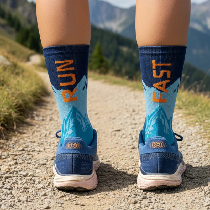 Bergliebe® RUN FAST Socken - Aqua