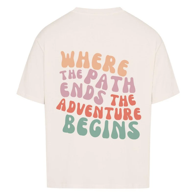 Trail Running Path - Premium Bio Oversized T-Shirt