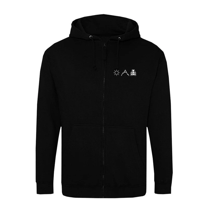 Sonne Berge Laufweste - Zipper Jacket