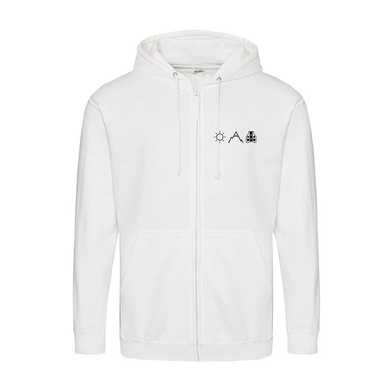 Sonne Berge Laufweste - Zipper Jacket