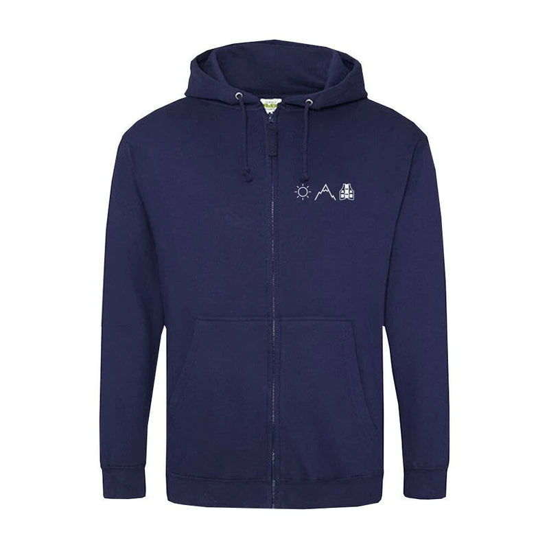 Sonne Berge Laufweste - Zipper Jacket
