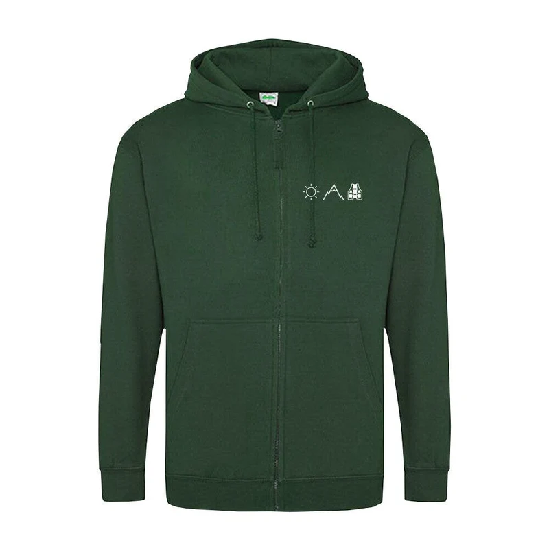 Sonne Berge Laufweste - Zipper Jacket