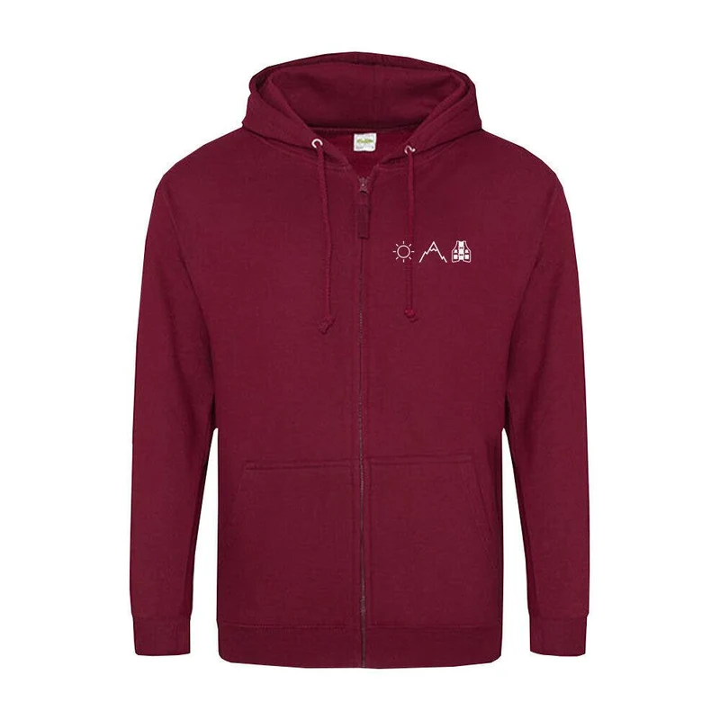 Sonne Berge Laufweste - Zipper Jacket