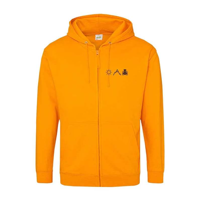 Sonne Berge Laufweste - Zipper Jacket