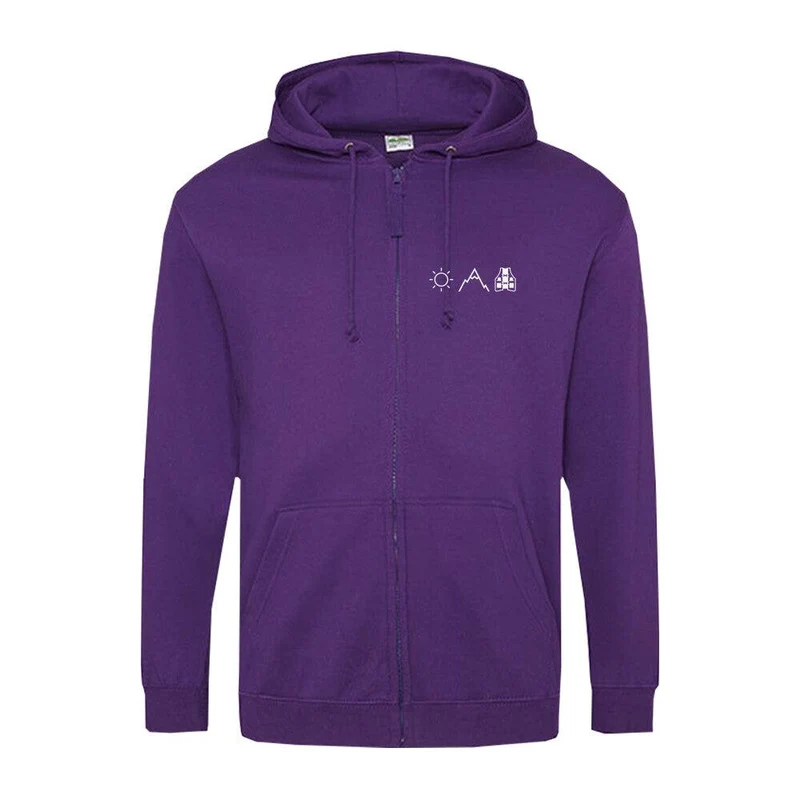 Sonne Berge Laufweste - Zipper Jacket