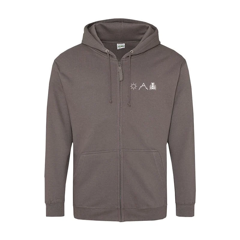 Sonne Berge Laufweste - Zipper Jacket