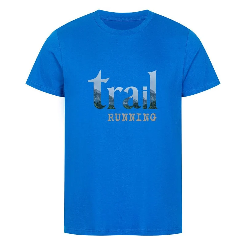 trail running Cutout Letters - Bio Premium T-Shirt