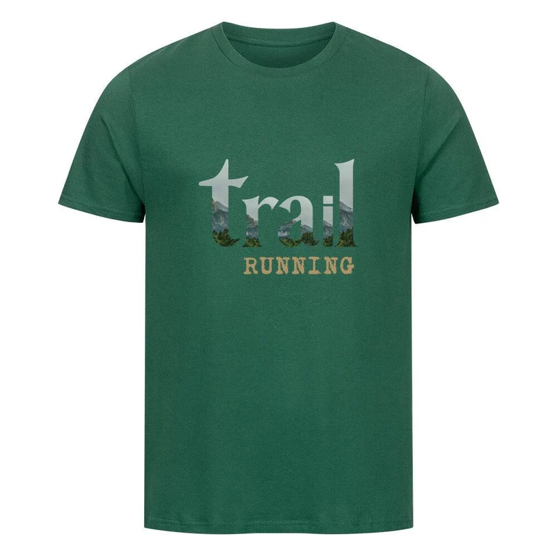 trail running Cutout Letters - Bio Premium T-Shirt