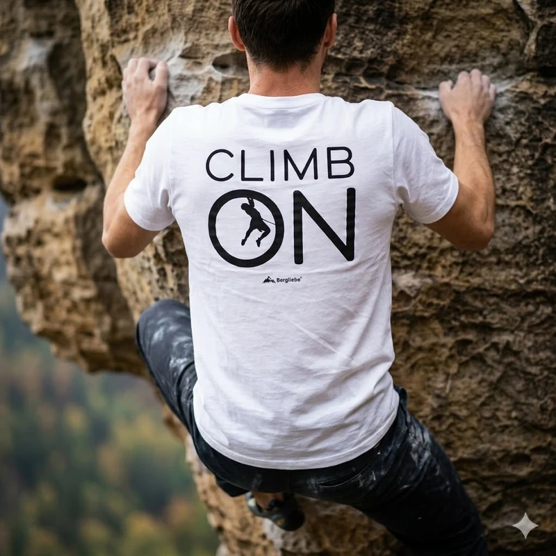 Bergliebe® Climb on Unisex Premium Organic T-Shirt