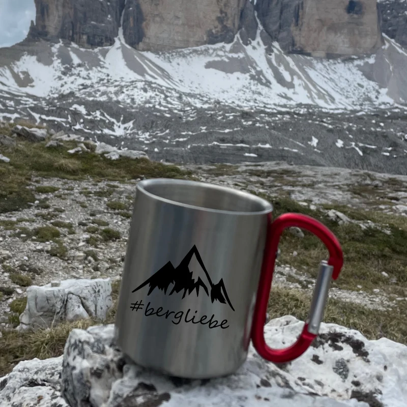 Bergliebe® - Edelstahl Karabiner Tasse