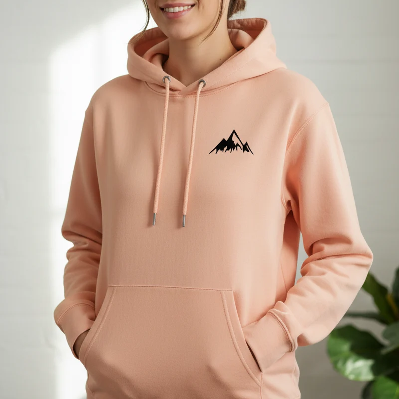 Bergliebe® Light Peach Edition - Unisex Premium Organic Hoodie
