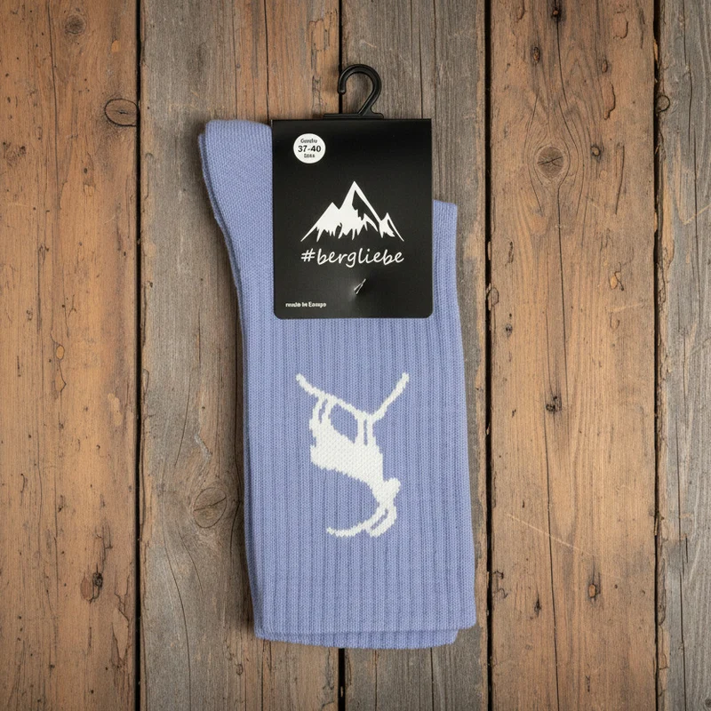 Bergliebe® Unisex Socken - Steinbock Lavender