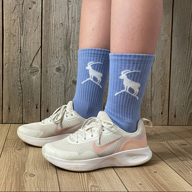 Bergliebe® Unisex Socken - Steinbock Lavender
